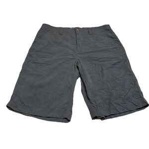Mountain Hardwear Gray Cargo‎ Shorts Gorpcore Nylon Packable Men's 36 Long 11"
